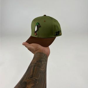 24.7 Hunt 2F.7 Duck SnapBack Olive/Brown trucker hat